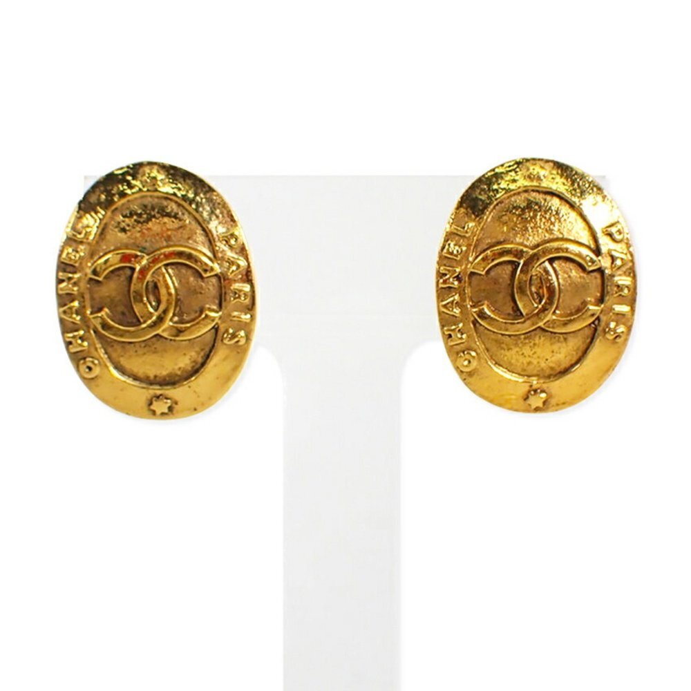 CHANEL Logo Earrings - Picture 2 of 8